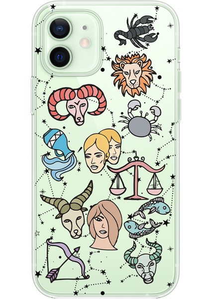 Apple iPhone 12 Mini Horoscope Tasarımlı Kılıf