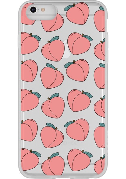 Apple iPhone 6s Plus Peach Tasarımlı Kılıf