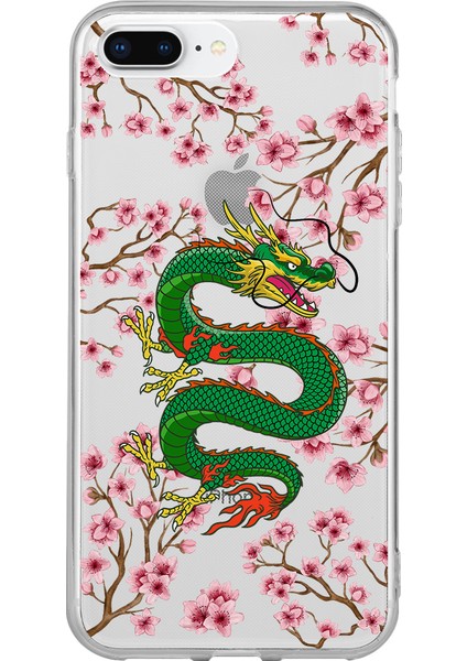 Apple iPhone 7 Plus China Dragon Tasarımlı Kılıf