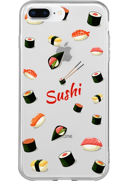 Apple iPhone 8 Plus Sushi Tasarımlı Kılıf