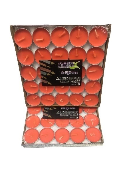 Kırmızı Tealight Mum 50'li fiyatları