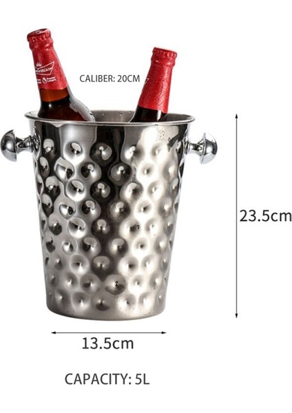 5l Yaratıcı Çekiç Noktası Buz Kovası (Yurt Dışından)