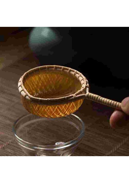 Bambu Rattan Çay Süzgeci (Yurt Dışından)