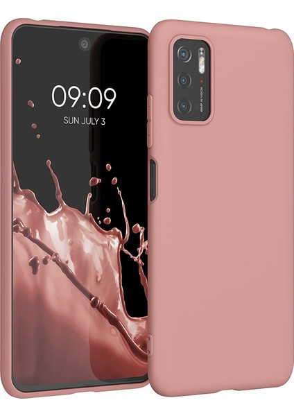 Xiaomi Poco M3 Pro Kılıf Lansman Silikon Içi Kadife Silikon Kılıf Kapak