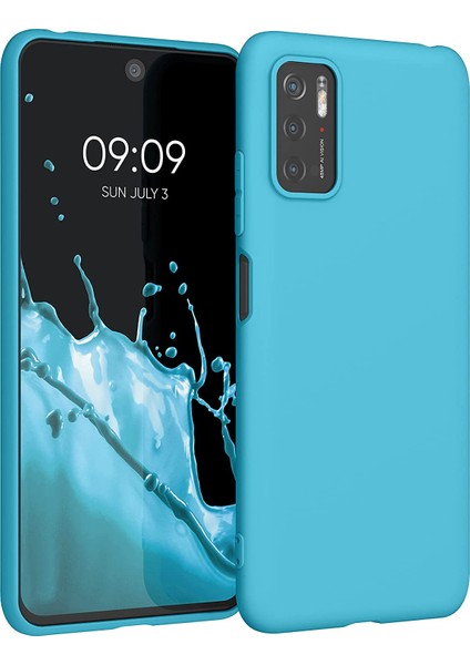 Xiaomi Poco M3 Pro Kılıf Lansman Silikon Içi Kadife Silikon Kılıf Kapak