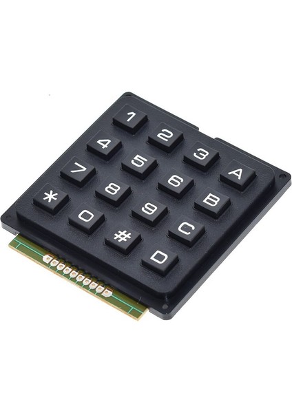 4x4 Matrix Tuş Takımı Keyboard Keypad 16 Buton Alarm Şifre