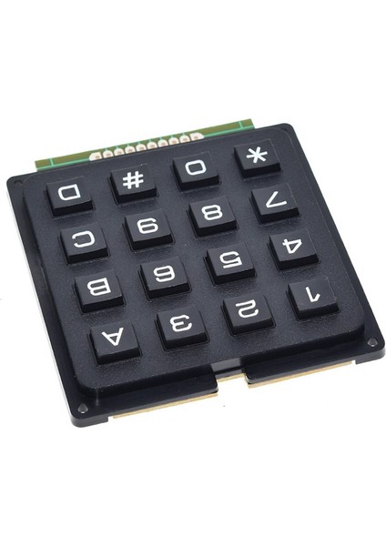 4x4 Matrix Tuş Takımı Keyboard Keypad 16 Buton Alarm Şifre