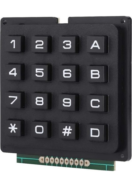 4x4 Matrix Tuş Takımı Keyboard Keypad 16 Buton Alarm Şifre