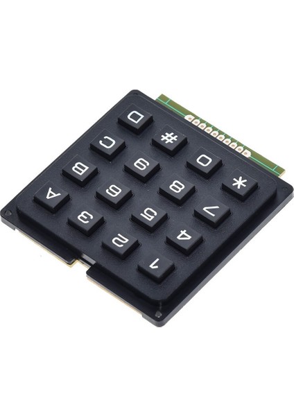 4x4 Matrix Tuş Takımı Keyboard Keypad 16 Buton Alarm Şifre