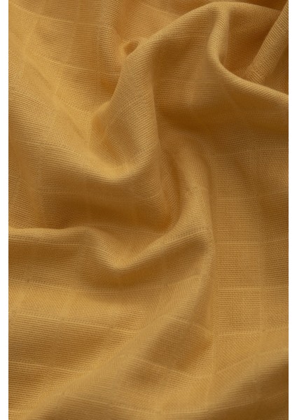 Oeko-Tex Sertifikalı 100X120CM Hardal Pamuk Bebek Müslin Örtü fırsatları