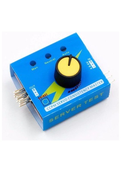 Servo Motor Hız Kontrol Servo Test Cihazı Esc Tester - 3 Kanal