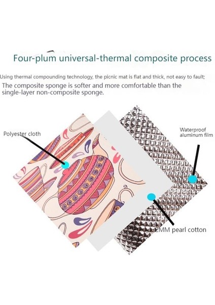 Etnik Rüzgar Neme Dayanıklı Dış Mekan Dört Mevsim Evrensel Kamp Plaj Matı (Yurt Dışından) fiyatları
