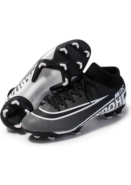 Xcity Futbol Ayakkabıları Erkekler Nefes Chuteira Futebol Kapalı Yüksek Top Futbol Kramponları Çim Futbol Cleats Sneakers Çocuklar Ag Futbol Ayakkabısı (Yurt Dışından)