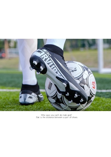 Xcity Futbol Ayakkabıları Erkekler Nefes Chuteira Futebol Kapalı Yüksek Top Futbol Kramponları Çim Futbol Cleats Sneakers Çocuklar Ag Futbol Ayakkabısı (Yurt Dışından) indirimleri