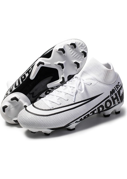 Xcity Futbol Ayakkabıları Erkekler Nefes Chuteira Futebol Kapalı Yüksek Top Futbol Kramponları Çim Futbol Cleats Sneakers Çocuklar Ag Futbol Ayakkabısı (Yurt Dışından)
