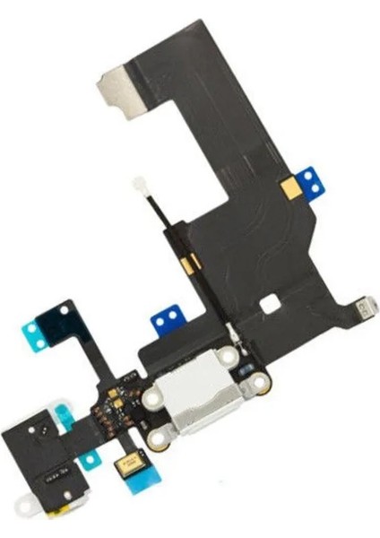 iPhone 5 Şarj Soketi Kulaklık Soketi Mikrofon Filmli Orijinal - Beyaz fiyatları
