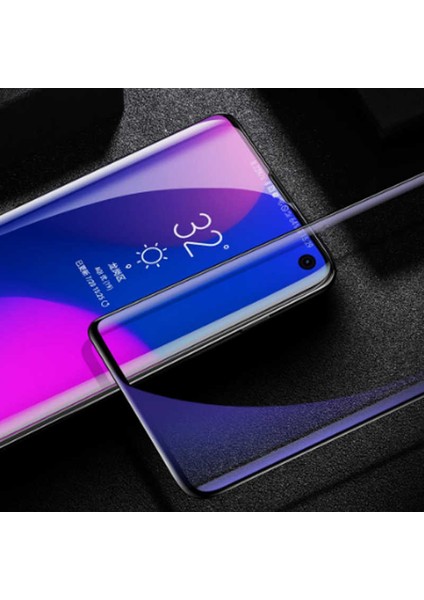 Samsung Galaxy S10 Ekran Koruyucu Kavisli Cam Tam Kaplayan Polymer Nano