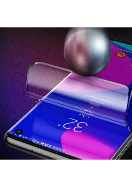 Samsung Galaxy S10E Ekran Koruyucu Kavisli Cam Tam Kaplayan Polymer Nano