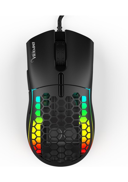 IMG-GT20 Rgb 6 LED 10000 Dpı 7d Macro Keys Double Cover Professional Gamıng Mouse IMG-GT20