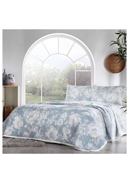 5058 Bennett V03 Mavi Çift Kişilik Pike Takımı 1000037464001