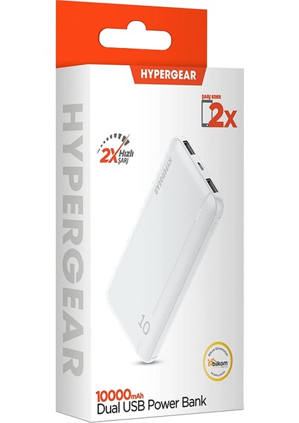 10.000 Mah Dual USB Powerbank