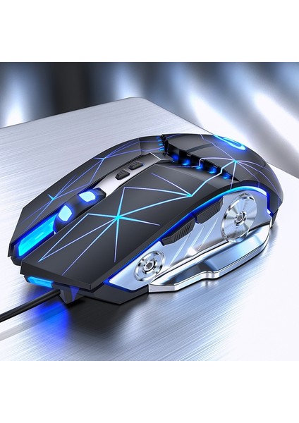 G3PRO 3200DPI 7-Keys Rgb Işık Kablolu Sessiz Fare Siyah (Yurt Dışından)