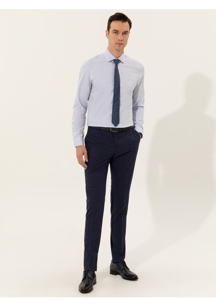 Açık Mavi Slim Fit Basic Gömlek 50251961-VR003