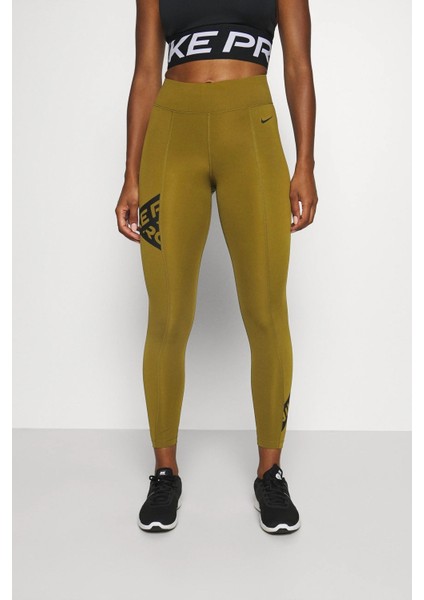 Pro Tight Fit 7/8 Graphic Leggings Toparlayıcı Yeşil Tayt