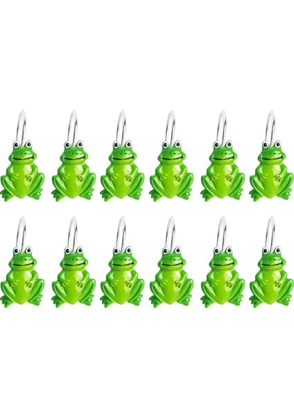 12'li Kurbağa Perdesi Kancası (Yurt Dışından)