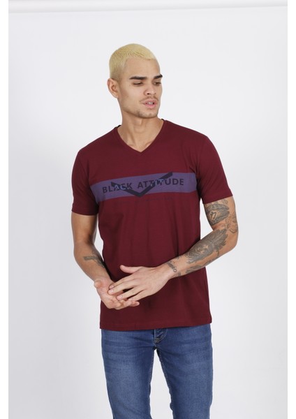 V Yaka Erkek T-Shirt modelleri