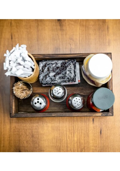 Kişiye Özel Isimli Doğal Ahşap Mutfak Dispenser Düzenleyici Model-2 fırsatları