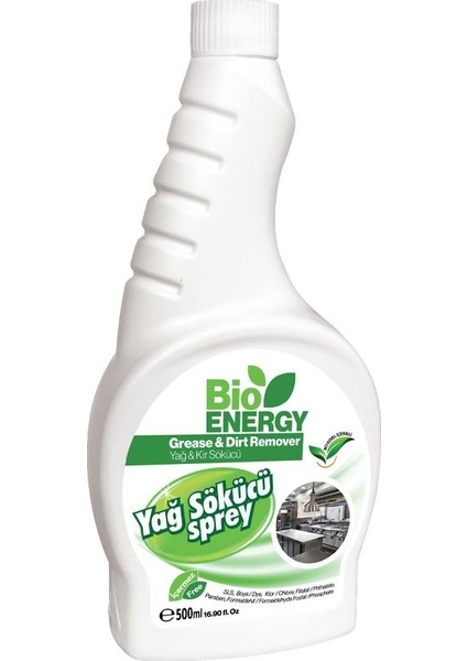 Bio Energy Bioenergy Yağ & Kir Sökücü Sprey 500 ml