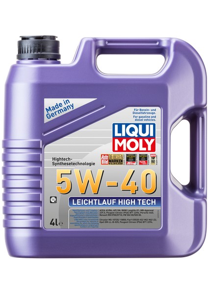 Leichtlauf High Tech 5W-40 4 Litre Motor Yağı (Üretim Yılı: 2023)