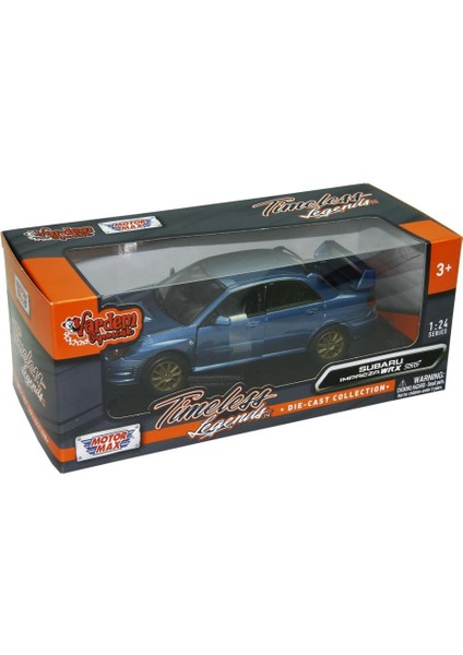 1:24 Subaru Imreza Wrx Stı Mavi Model Araba