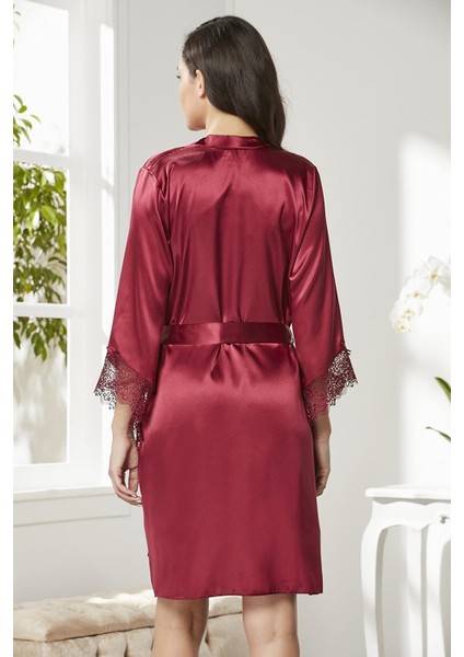 Saten Altılı Çeyiz Seti - 6040 Bordo modelleri