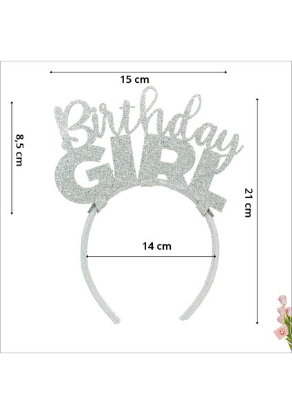 Birthday Girl Taç - Gümüş fiyatları