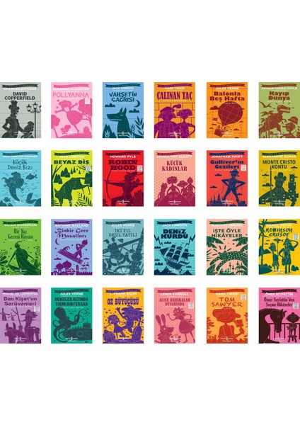 Iş Bankası Kültür Yayınları Çocuk Klasikleri 24 Kitaplık Set-3