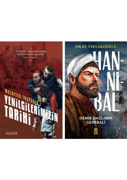 Yenilgilerimizin Tarihi - Hannibal Demir Dağların Generali 2 Kitap Set