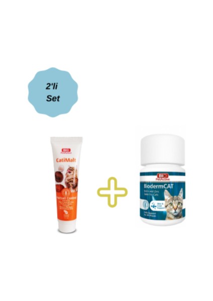 Biopetactive Set(Bioderm Cat+Cati Malt Paste)