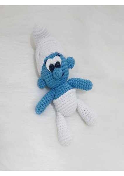 Şirinler Maskot Şirin Amigurumi Oyuncak