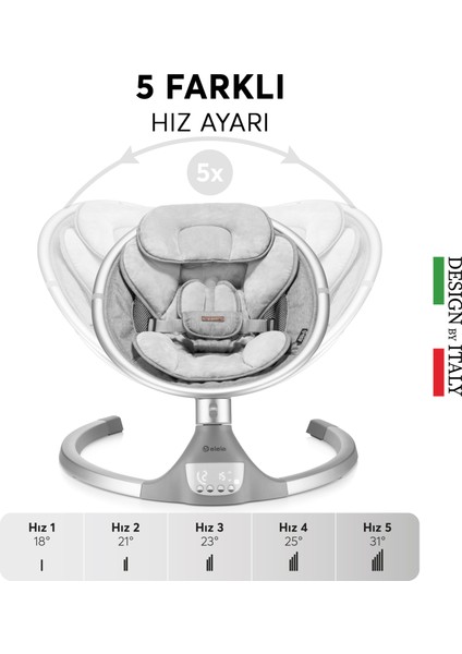 Amore Elektrikli Otomatik Sallanan Ana Kucağı