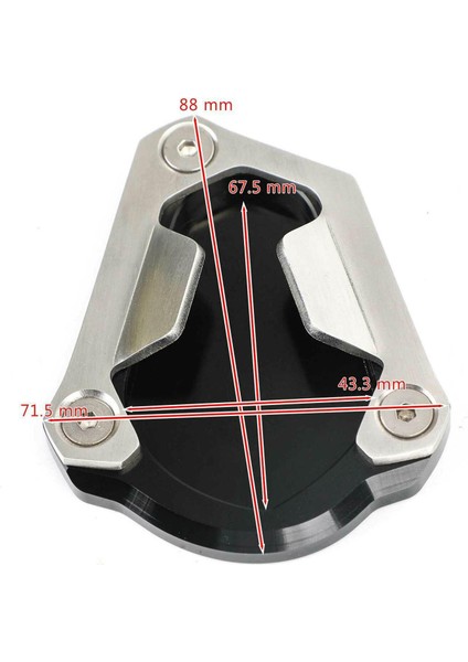 Cnc Kickstand Kick Scrambler 1200XE 1200XC 2019 2020 Için Standı Pad (Yurt Dışından)