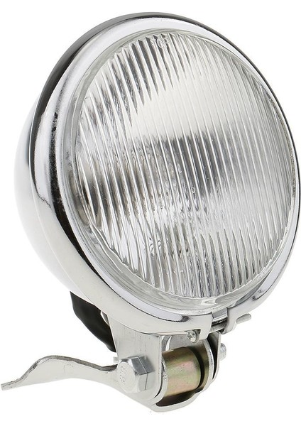 DC12V Motosiklet Sarı Kafa Işık Lambası Harley Bobber Chopper Touring Için - Beyaz ve Gümüş 12.5 cm x 8.5 cm (Yurt Dışından)