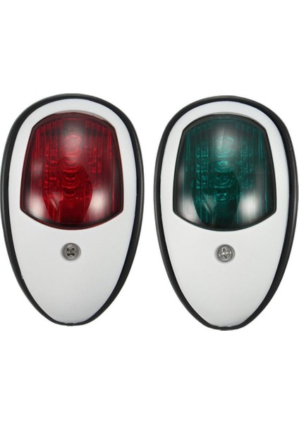 Çift Beyaz Deniz Tekne Yat Işık 12 V LED Yay Gezinti Işıkları Kırmızı Yeşil (Yurt Dışından)