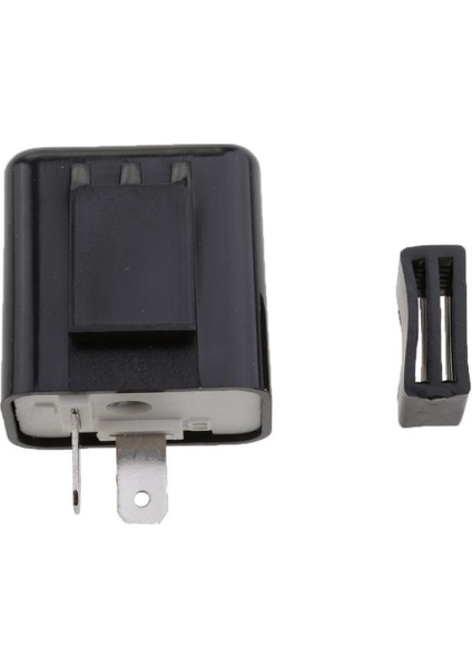 2 Pin Hız Ayarlanabilir LED Göstergesi Flaşör Röle Flaş Motosiklet Siyah (Yurt Dışından) fiyatları