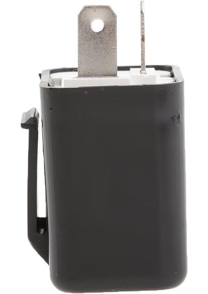 2 Pin Hız Ayarlanabilir LED Göstergesi Flaşör Röle Flaş Motosiklet Siyah (Yurt Dışından) modelleri