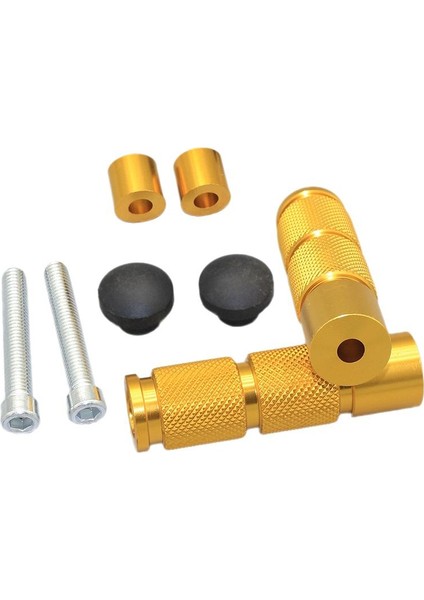 Evrensel Cnc Alüminyum Motosiklet Bisiklet Atv Ayak Çarşamba Pegal Pedallar Altın (Yurt Dışından)