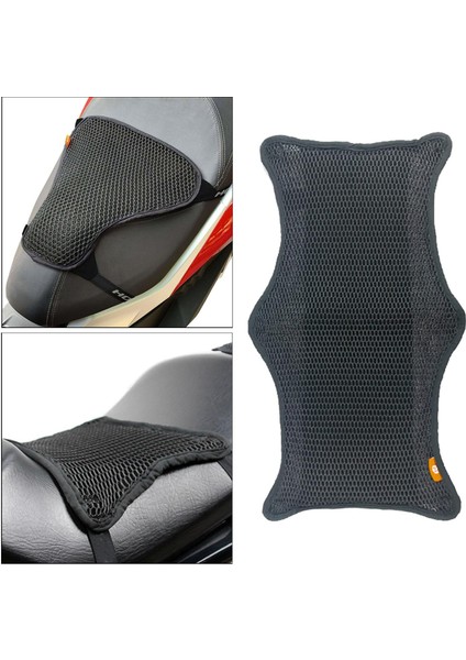 Motosiklet Koltuğu Yastık Basıncı Azaltır ve Yorgunluk Kruvazör Sporu Saddles Çift Katmanlı Xl (Yurt Dışından)