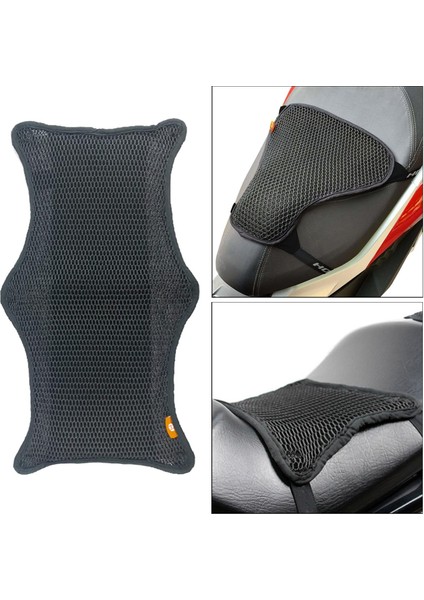 Motosiklet Koltuğu Yastık Basıncı Azaltır ve Yorgunluk Kruvazör Sporu Saddles Çift Katmanlı Xl (Yurt Dışından)