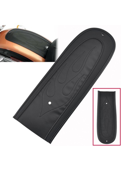 Harley 2006-2017 Için Motosiklet Arka Fender Bib Pad Alev Dikiş Aksesuarları (Yurt Dışından) modelleri